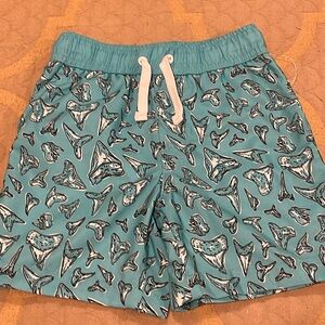 Shark Tooth Swimming Shorts Trunks Toddler Boys’ size 4